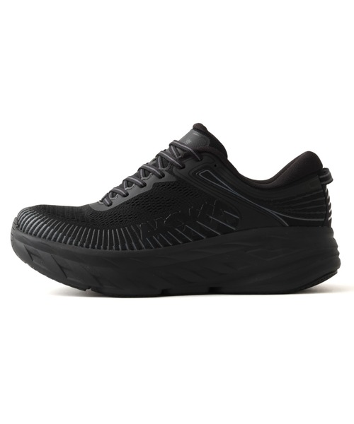 HOKA(ホカ)の「HOKA BONDI 7 / ホカ ボンダイ 7(スニーカー・メンズ・ブラック/グレー/レッド/ブラック系その他・25.5cm/30.0cm/25.0cm/26.0cm/27.0cm/28.0cm/29.0cm/26.5cm/27.5cm/28.5cm)」の7枚目の写真
