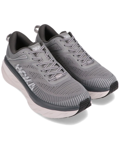 HOKA(ホカ)の「HOKA BONDI 7 / ホカ ボンダイ 7(スニーカー・メンズ・ブラック/グレー/レッド/ブラック系その他・25.5cm/30.0cm/25.0cm/26.0cm/27.0cm/28.0cm/29.0cm/26.5cm/27.5cm/28.5cm)」の11枚目の写真