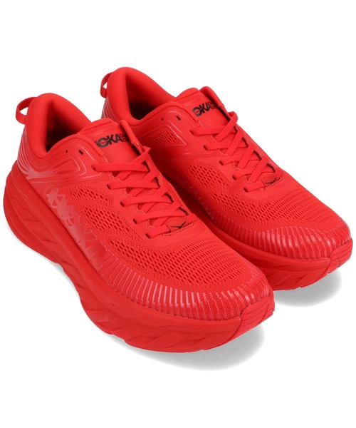 HOKA(ホカ)の「HOKA BONDI 7 / ホカ ボンダイ 7(スニーカー・メンズ・ブラック/グレー/レッド/ブラック系その他・25.5cm/30.0cm/25.0cm/26.0cm/27.0cm/28.0cm/29.0cm/26.5cm/27.5cm/28.5cm)」の12枚目の写真