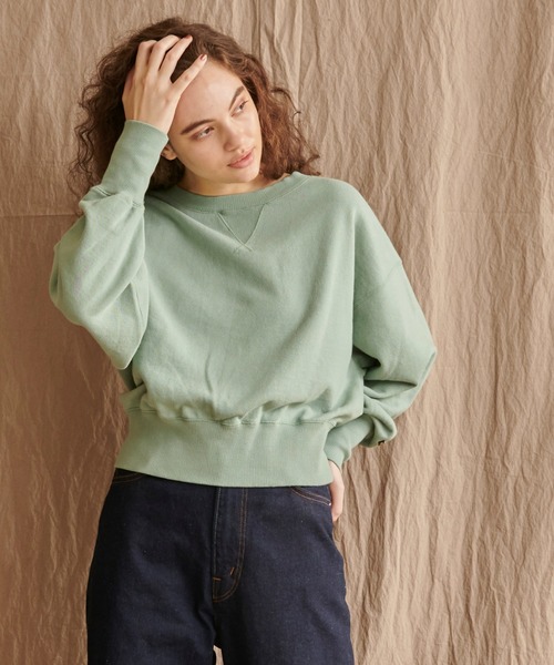 khaki（カーキ）の「「KHAKI / カーキ」オーセンティックワイドスリーブスウェットトレーナー