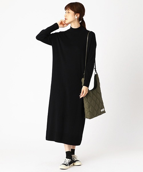 MONO　COMME CA（モノコムサ）の「キルティングバッグ（トートバッグ・レディース・ネイビー/カーキ/ベージュ・FREE）」の4枚目の写真