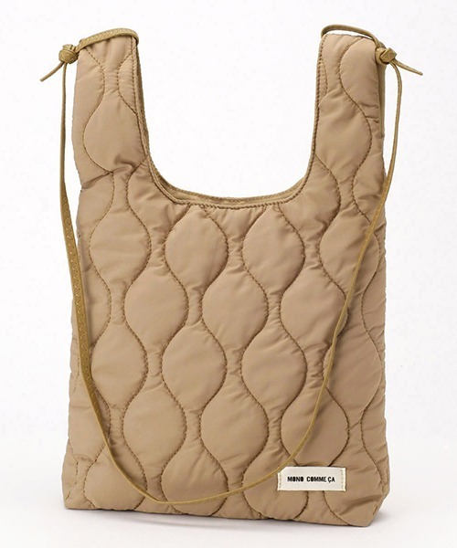 MONO　COMME CA（モノコムサ）の「キルティングバッグ（トートバッグ・レディース・ネイビー/カーキ/ベージュ・FREE）」の15枚目の写真