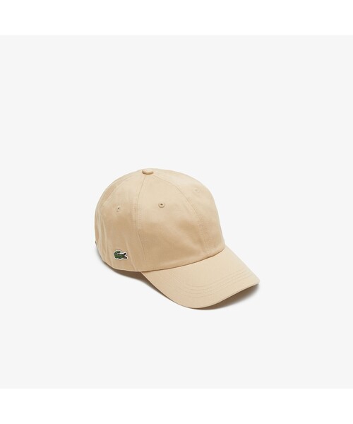 LACOSTE（ラコステ）の「ワンポイントワニロゴ刺しゅう6パネルボールキャップ（キャップ・メンズ・ベージュ/ネイビー/レッド/オフホワイト・FREE）」の5枚目の写真