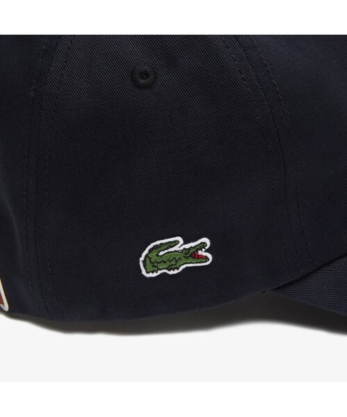 LACOSTE（ラコステ）の「ワンポイントワニロゴ刺しゅう6パネルボールキャップ（キャップ・メンズ・ベージュ/ネイビー/レッド/オフホワイト・FREE）」の11枚目の写真