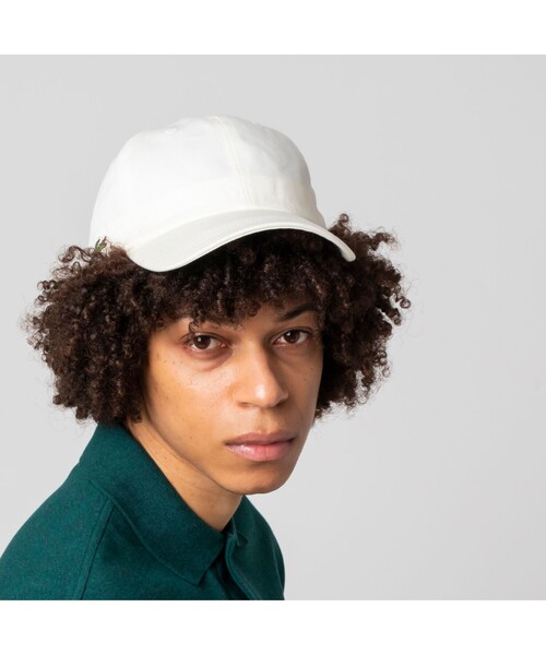 LACOSTE（ラコステ）の「ワンポイントワニロゴ刺しゅう6パネルボールキャップ（キャップ・メンズ・ベージュ/ネイビー/レッド/オフホワイト・FREE）」の19枚目の写真