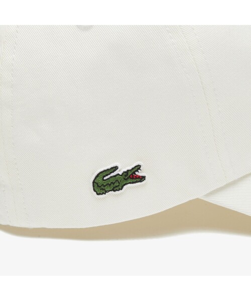 LACOSTE（ラコステ）の「ワンポイントワニロゴ刺しゅう6パネルボールキャップ（キャップ・メンズ・ベージュ/ネイビー/レッド/オフホワイト・FREE）」の15枚目の写真