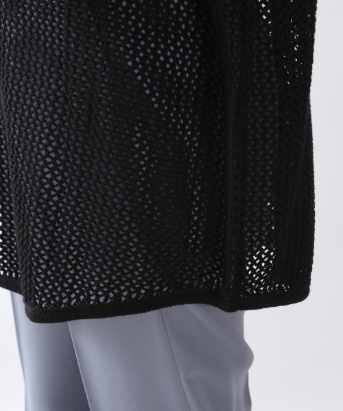 LOWRYS FARM（ローリーズファーム）の「メッシュプルオーバーＬＳ　892898（ニット/セーター・レディース・ブラック/バーガンディー/ベージュ・FREE）」の12枚目の写真