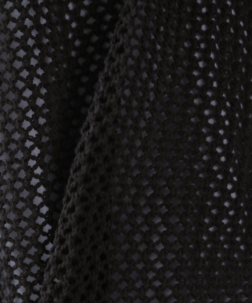 LOWRYS FARM（ローリーズファーム）の「メッシュプルオーバーＬＳ　892898（ニット/セーター・レディース・ブラック/バーガンディー/ベージュ・FREE）」の14枚目の写真