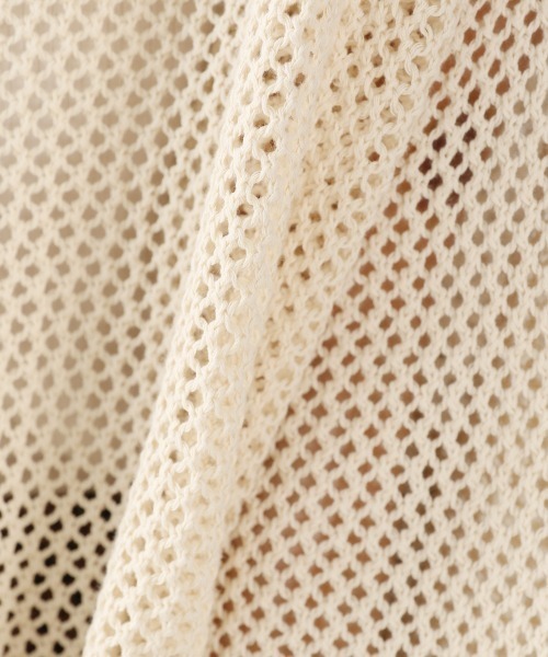 LOWRYS FARM（ローリーズファーム）の「メッシュプルオーバーＬＳ　892898（ニット/セーター・レディース・ブラック/バーガンディー/ベージュ・FREE）」の15枚目の写真