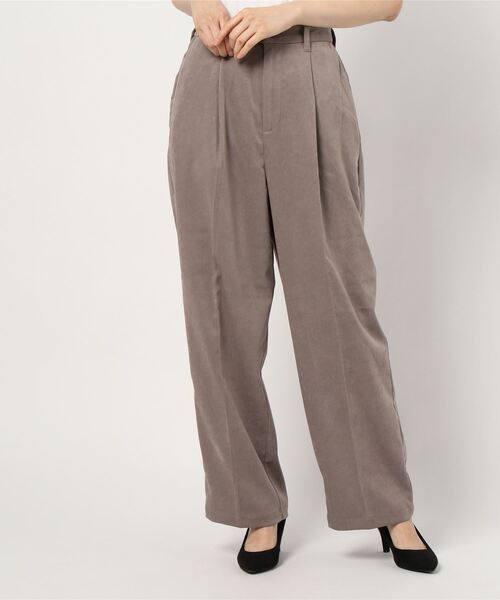 RAG MACHINE（ラグマシーン）の「【RAG MACHINE】セットアップワイドイージーパンツ（その他パンツ・レディース・ブラウン/ベージュ/オフホワイト・M/L）」の3枚目の写真