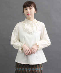 peupres かもめ フリル ブラウス｜トップス 