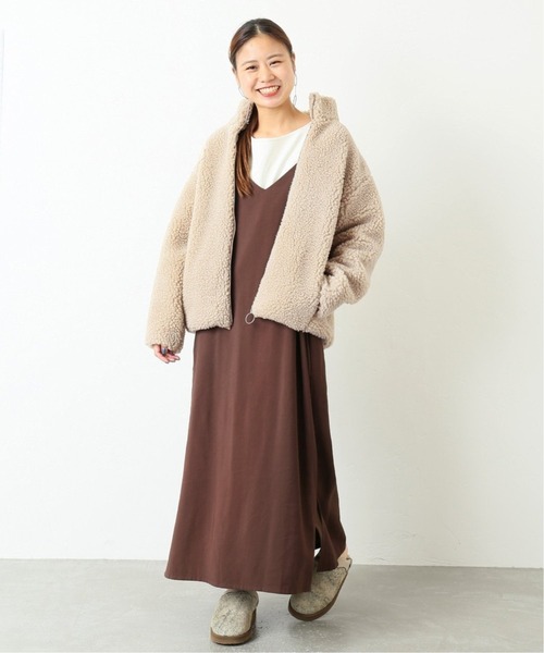 JOURNAL STANDARD relume - ☆ジャーナルスタンダードrelume ウォッシャブルスタンドカラーボアブルゾン WEB限定追加3》ウォッシャブルスタンドカラーボアブルゾン