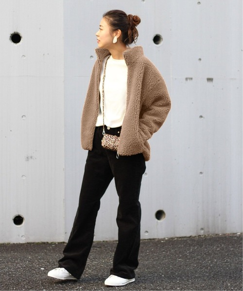 JOURNAL STANDARD - ウォッシャブルスタンドカラーボアブルゾン JOURNAL STANDARD relume（ジャーナルスタンダード レリューム