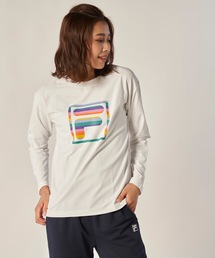 【FILA】レディスプリントロングTシャツ
