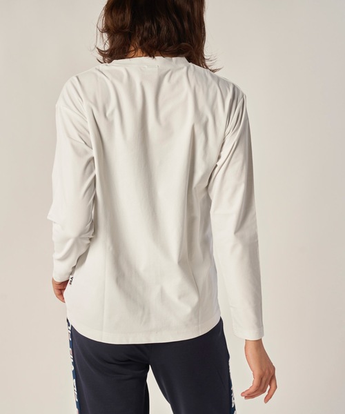 FILA(フィラ)の「【FILA】レディスプリントロングTシャツ(Tシャツ/カットソー・レディース・ブラック/ネイビー/ホワイト・MEDIUM/LARGE/X-LARGE)」の14枚目の写真