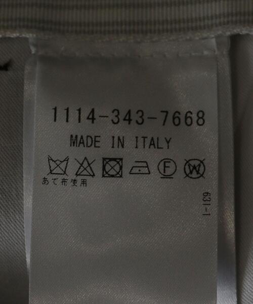 CELLAR DOOR（セラドール）の「＜CELLAR DOOR（セラードアー）＞ チェック ストレート 2プリーツ パンツ（その他パンツ・メンズ・ブラウン・48/46/44/50）」の6枚目の写真