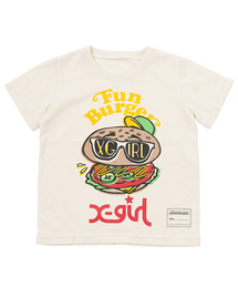 X-girl Stages | S/S TEE "HAMBURGER FACE"(2T・3T)(Tシャツ/カットソー)