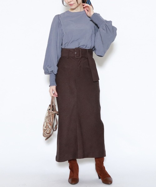 archives(アルシーヴ)の「2wayタックスリーブブラウス(シャツ/ブラウス・レディース・ベージュ/オフホワイト/ブルー/モカ・MEDIUM)」の10枚目の写真