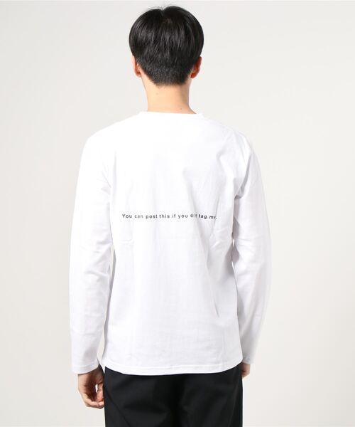 INNOCENT(イノセント)の「プリントロングスリーブTシャツ(Tシャツ/カットソー・メンズ・ホワイト/ブラック/ベージュ・MEDIUM/LARGE)」の5枚目の写真
