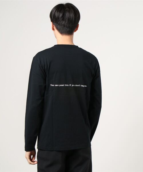 INNOCENT(イノセント)の「プリントロングスリーブTシャツ(Tシャツ/カットソー・メンズ・ホワイト/ブラック/ベージュ・MEDIUM/LARGE)」の6枚目の写真