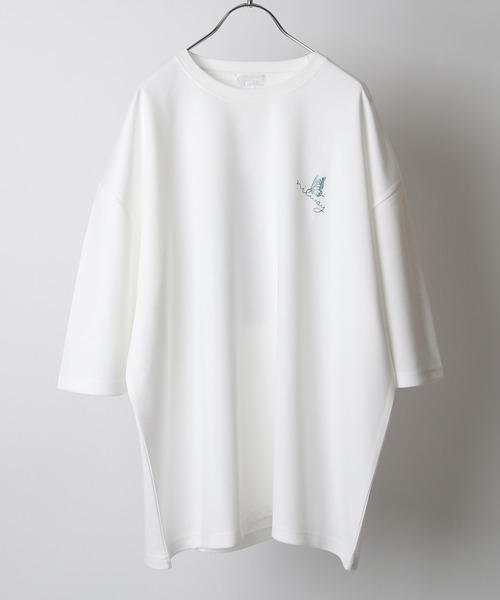 NILWAY（ニルウェイ）の「イージーケアポンチバックプリントグラフィックビッグTシャツ（Tシャツ/カットソー・メンズ・ホワイト/ブラック/ホワイト系/ブラック系・MEDIUM/LARGE）」の20枚目の写真