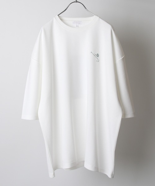 NILWAY（ニルウェイ）の「イージーケアポンチバックプリントグラフィックビッグTシャツ（Tシャツ/カットソー・メンズ・ホワイト/ブラック/ホワイト系/ブラック系・MEDIUM/LARGE）」の21枚目の写真