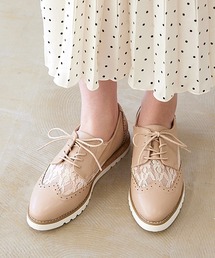 JELLY BEANS | レースコンビマニッシュシューズ(214-30147)JELLY BEANS(ジェリービーンズ)(ドレスシューズ)