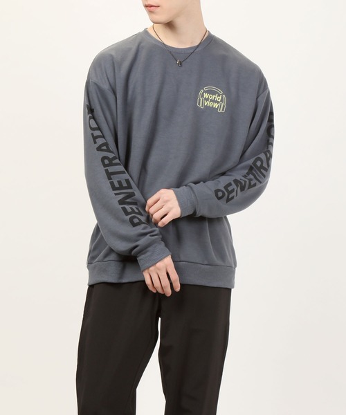 TopIsm(トップイズム)の「ワイドシルエット ガールズプリントスウェット(Tシャツ/カットソー・メンズ・ホワイト/グレー系その他/ブラック/ブルー系その他・L/M/LL)」の5枚目の写真