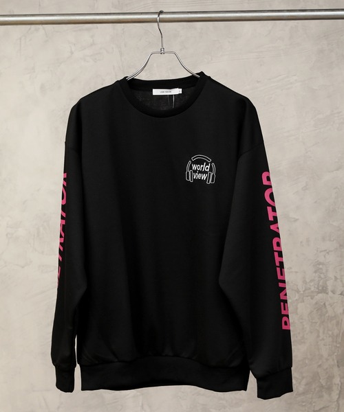 TopIsm(トップイズム)の「ワイドシルエット ガールズプリントスウェット(Tシャツ/カットソー・メンズ・ホワイト/グレー系その他/ブラック/ブルー系その他・L/M/LL)」の11枚目の写真