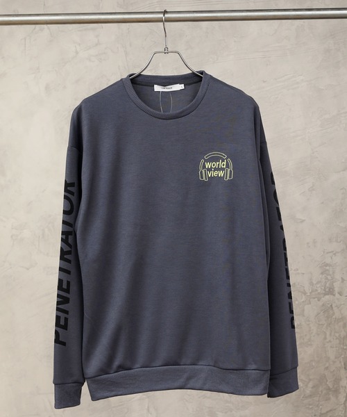 TopIsm(トップイズム)の「ワイドシルエット ガールズプリントスウェット(Tシャツ/カットソー・メンズ・ホワイト/グレー系その他/ブラック/ブルー系その他・L/M/LL)」の15枚目の写真