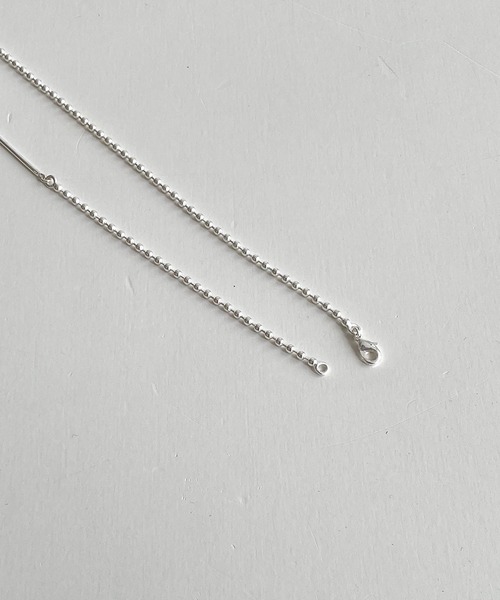 CANAL JEAN（キャナルジーン）の「Pt(ピーティー) ボールチェーンネックレス（ネックレス・レディース・シルバー・ONE SIZE）」の3枚目の写真