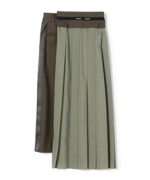sacai チェック　スカート　ドッキング sacai チェック スカート ドッキング
