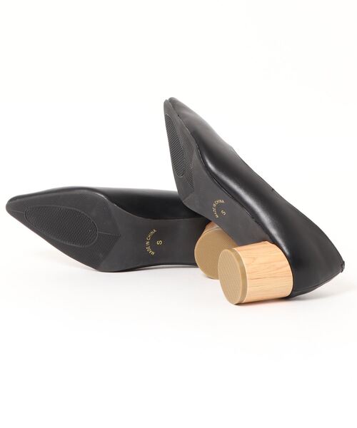 KOBE LETTUCE（コウベレタス）の「センターシームステッチパンプス（パンプス・レディース・イエロー/ブラック/アイボリー・M/S/LL/L）」の8枚目の写真