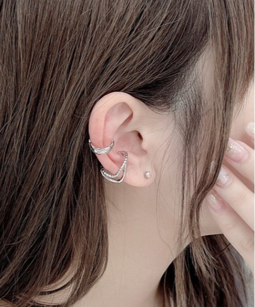 apres jour(アプレジュール)の「【apres jour×ARIAZ】アソートイヤカフ2個セット(イヤーカフ・レディース・ゴールド/シルバー系その他/ゴールド系その他2/シルバー/シルバー系その他2/ゴールド系その他3/シルバー系その他3/ゴールド系その他・FREE)」の9枚目の写真