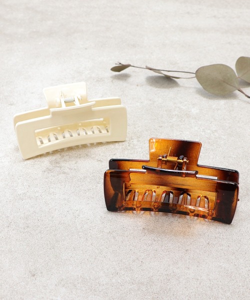 Esime（エシミー）の「ヘアバレッタ2点セット（バレッタ/ヘアクリップ・レディース・B/D/F/E/C/A/G/H/I/J/K・FREE）」の6枚目の写真