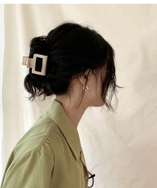 Esime（エシミー）の「ヘアバレッタ2点セット（バレッタ/ヘアクリップ・レディース・B/D/F/E/C/A/G/H/I/J/K・FREE）」の15枚目の写真