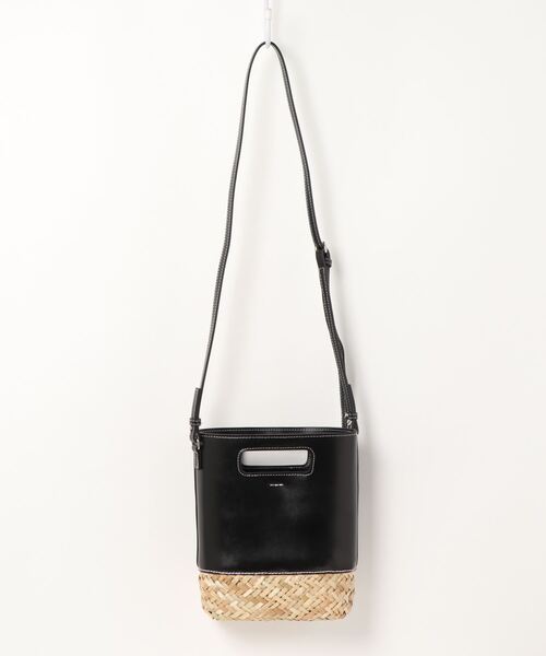JOURNAL STANDARD（ジャーナルスタンダード）の「【YAHKI /ヤーキ】STRAW 2WAY ：ショルダーバッグ（ショルダーバッグ・レディース・キャメル/ブラック・FREE）」の17枚目の写真