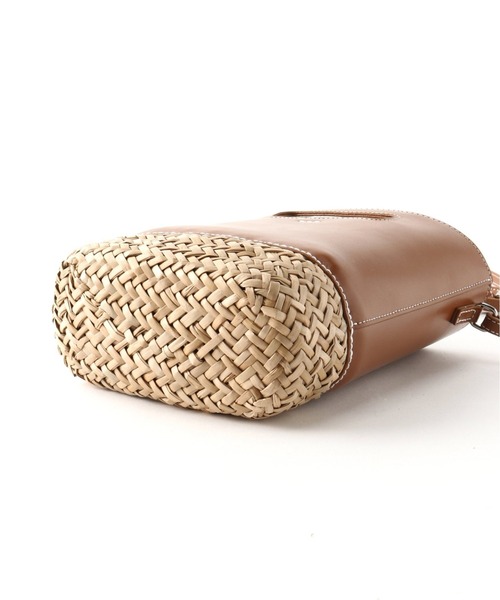 JOURNAL STANDARD（ジャーナルスタンダード）の「【YAHKI /ヤーキ】STRAW 2WAY ：ショルダーバッグ（ショルダーバッグ・レディース・キャメル/ブラック・FREE）」の8枚目の写真