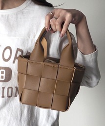 Riberry | 2WAY編み込みバッグ / ウーブンバッグ(ハンドバッグ)