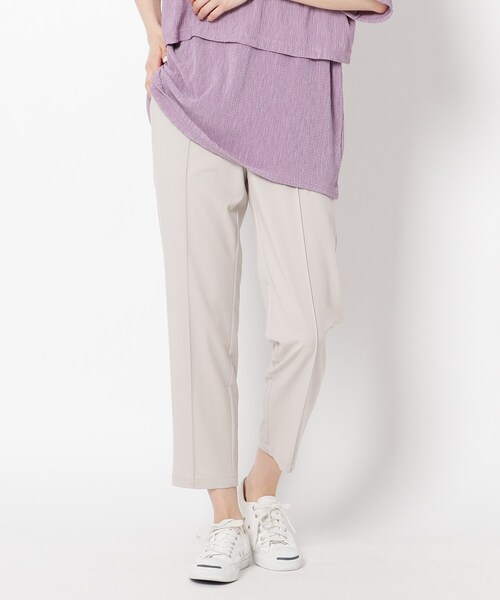 THE SHOP TK （ザ ショップ ティーケー ）の「◆イージーテーパードパンツ（その他パンツ・レディース・ライトベージュ/サックスブルー/ネイビー・11/12/13/14）」の2枚目の写真