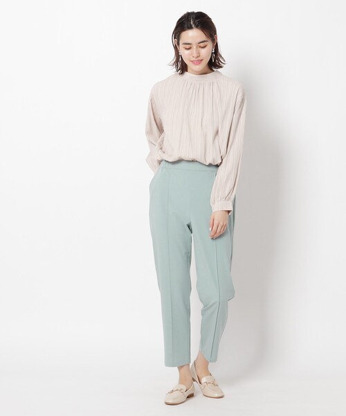 THE SHOP TK （ザ ショップ ティーケー ）の「◆イージーテーパードパンツ（その他パンツ・レディース・ライトベージュ/サックスブルー/ネイビー・11/12/13/14）」の12枚目の写真