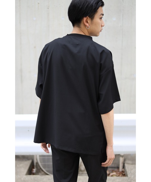 CREARE -LINO-（クレアーレリノ）の「TR胸ポケット プルオーバーオーバーシャツ<セットアップ>（シャツ/ブラウス・メンズ・ブラック/カーキ/グレイッシュベージュ・M/L）」の16枚目の写真