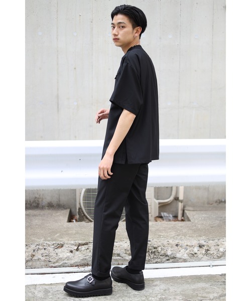 CREARE -LINO-（クレアーレリノ）の「TR胸ポケット プルオーバーオーバーシャツ<セットアップ>（シャツ/ブラウス・メンズ・ブラック/カーキ/グレイッシュベージュ・M/L）」の20枚目の写真