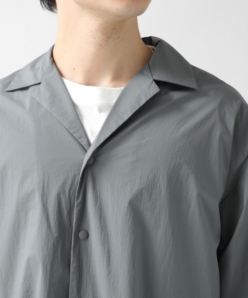 RAGEBLUE（レイジブルー）の「オープンカラー/ルーズシャツカーディガン/941616（シャツ/ブラウス・メンズ・ブラック/グリーン系その他・MEDIUM/LARGE）」の19枚目の写真