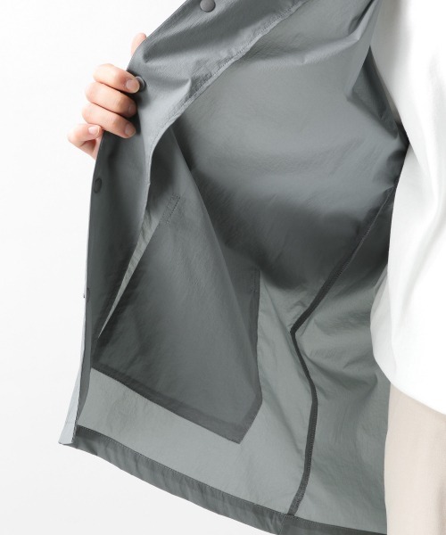 RAGEBLUE（レイジブルー）の「オープンカラー/ルーズシャツカーディガン/941616（シャツ/ブラウス・メンズ・ブラック/グリーン系その他・MEDIUM/LARGE）」の6枚目の写真