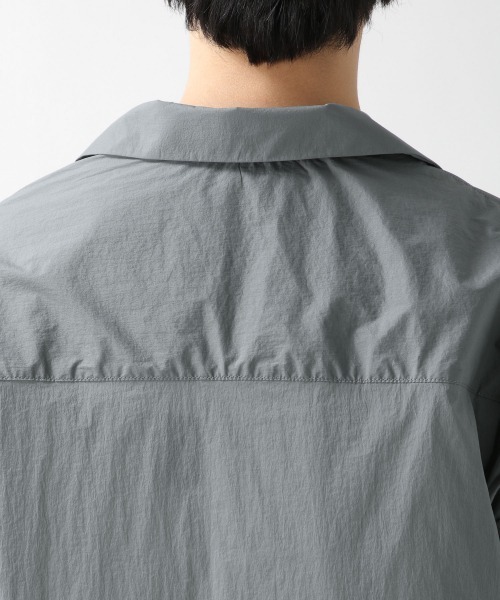 RAGEBLUE（レイジブルー）の「オープンカラー/ルーズシャツカーディガン/941616（シャツ/ブラウス・メンズ・ブラック/グリーン系その他・MEDIUM/LARGE）」の10枚目の写真