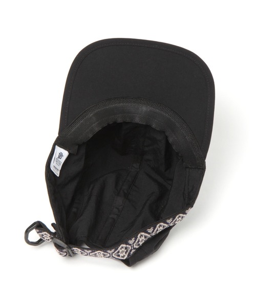 KAVU カブー BAYFLOW別注 ストラップキャップ ブラック ナイロン③ MADE IN USAKAVU⁄カブー ORGANIC STRAPCAP⁄オーガニックストラップ