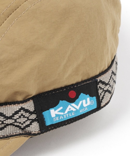 KAVU カブー BAYFLOW別注 ストラップキャップ ブラック ナイロン③ MADE IN USAKAVU⁄カブー ORGANIC STRAPCAP⁄オーガニックストラップ