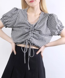 WC | ドロストショートトップス(シャツ/ブラウス)