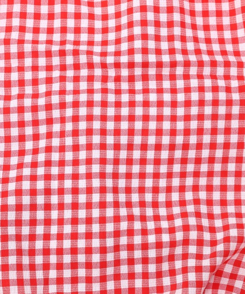 WC（ダブル シー）の「ギンガムドロストショートトップス（シャツ/ブラウス・レディース・その他1/サックスブルー/ホワイト/レッド/ブラック・FREE）」の9枚目の写真